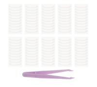 MAGICLULU 500 patchs remodelants pour le nez avec pince à épiler pour affiner les ailes du nez. Bandes auto-adhésives confortables et élastiques pour un remodelage esthétique.