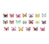 MAGICLULU 50pcs Épingles à Cheveux Lumineuses en Plastique Multicolores pour Garçon et Filles Décoration pour Coiffure de Fête et Accessoires Adorables Couleur Aléatoire