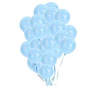 MAGICLULU 50pièces Ballons Latex Imprimés Clouds Bleus Pour Décorations Anniversaire Et