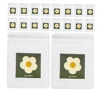 MAGICLULU 50pièces Pochette Emballage pour Bijoux Refermable Et Auto-scellante pour Rangement De Boucles Oreilles Bracelets Et Autres Bijoux