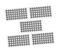 MAGICLULU 5feuilles Marqueurs de Points de Référence Autocollants Réfléchissants pour Scanner Points par Feuille Cibles de Positionnement
