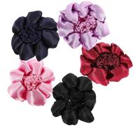 MAGICLULU 5pièces Filets Élastiques pour Chignon Fille Accessoires Confortables pour Danseuses et Professionnelles Filets Fins Ajustables pour Maintenir le Chignon Noir Bleu Foncé Rose