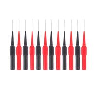MAGICLULU 6 Ensembles Sonde de Test Multimètre, Testeur D’isolation, Pointe de Perforation de Fil, Acier Inoxydable et Laiton Nickelé, Nylon, Lot de Sets, pour Tests Automobiles