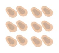 MAGICLULU 6 Paires Cache-œil Coussinets Oculaires Pratiques en Non-tissé Blanc, Respirants, Autocollants, Stérilisés, pour Soins Oculaires et Plaies Corporelles Style Plusieurs styles