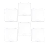 MAGICLULU 6 Pièces Boîte à Souvenirs en Plastique avec Couvercle Petite Boîte Transparente pour Spécimens de Rangement à Charnière pour Collection D’insectes