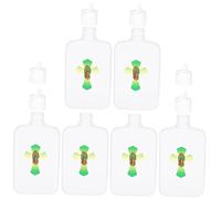 MAGICLULU 6 Pièces Bouteille d'eau Bénite Bouteille De Baptême Empaqueter Air Conteneurs Bouteille De Boisson Thermique Embouteillée Réservoir d'eau Bénite Eau en Bouteille Bouteilles PE