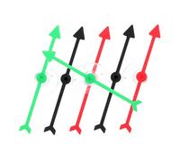 MAGICLULU 6 pièces Flèches Tournantes à Ventouse Jeu de Société Accessoires de Classe pour Animation et Remplacement