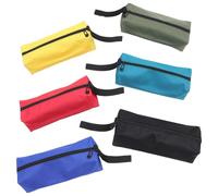 MAGICLULU 6 pièces Pochette de Rangement Étanche pour Outils Compact avec Fermeture Éclair Organiseur Léger et Multifonction pour Bricoleurs et Professionnels