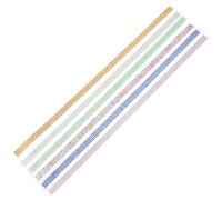 MAGICLULU 6 rouleaux Ruban Adhésif Décoratif DIY Acrylique Couleurs Vives Bande Strass Scintillante Étanche pour Journaux Cadeaux et Artisanat Créatif