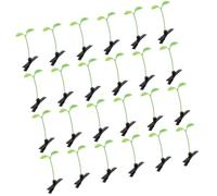 MAGICLULU 60 Pinces à Cheveux en Plastique Vert de Pousses de Haricot, Solides et Pratiques, Accessoires Adorables pour Cheveux, pour Présents et Partage Entre Amis