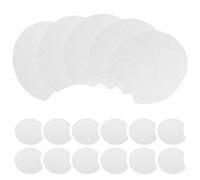 MAGICLULU 600 Coussinets de Maquillage Visage en Tissu Non Tissé Épais, Confortables pour Nettoyage et Exfoliation, Forme Demi-lune, pour Démaquillage en Voyage