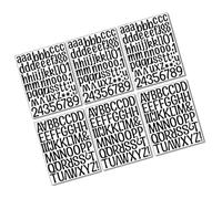 MAGICLULU 6feuilles Lettres Autocollantes Pour Alphabet Mural Stickers Lettres Soi-même Autocollants Adhésifs Pour Classe Et Décoration