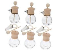 MAGICLULU 6Pièces Diffuseur de Parfum Automobile Flacon Rechargeable avec Clip pour Sortie Air Accessoire Parfum pour Design Élégant et Pratique