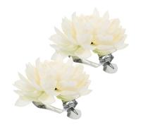 MAGICLULU 6pièces Lot de Embrasses De Rideau Forme De Fleur Clips Décoratifs pour Rideaux Accessoires De Décoration De Fenêtre Faciles À Utiliser sans Outils Idéales pour Maison Hôtel