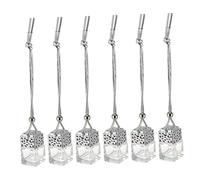 MAGICLULU 6Pièces Pendentif Diffuseur de Parfum pour Voiture Bouteilles avec Bouchon Bois Décoration et Purification de Air pour Intérieur de et Autres