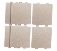 MAGICLULU 6pièces Plaques Mica Four à Micro-ondes Résistantes Haute Température Couvercles Guide-ondes Pour Réparation Et Remplacement