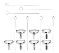 MAGICLULU 7 Ensembles Kit Mini Entonnoir en Acier Inoxydable pour Remplissage Précis et Sécurisé D'urnes Funéraires et Pendentifs, Accessoires Métalliques pour Artisanat et Souvenirs