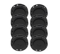MAGICLULU 8 Paires Lot de Boutons Magnétiques Noirs 22mm en Nylon et Aimant, Pratiques et Polyvalents pour Vêtements, Manteaux et Loisirs Créatifs de Couture
