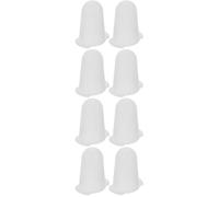 MAGICLULU 8 Pièces Capuchon De Protection pour Douilles Cache-Embout De Poche à Douille Couvre-Embouts pour Poches à Douille Couvercles pour Buse Couvercle pour Douille Blanche Gel De Silice