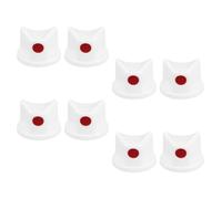MAGICLULU 8 Pièces Capuchons de Buse pour Bombe de Peinture Embouts de Peinture en Aérosol en PE Blanc Légers pour Remplacer Les Buses Usées Réparation Automobile et Fabrication
