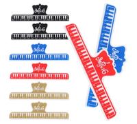 MAGICLULU 8 pièces Clips pour Partitions de Musique Multi-usage Pinces Durables pour Musique Partitions et Carnets Accessoires Piano Pratiques pour Pratique à Domicile ou Concert