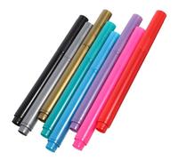 MAGICLULU 8 Pièces Marqueurs pour Verres à Vin Couleurs Métalliques Effaçables Peinture pour Identification et Décoration