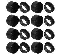 MAGICLULU 8 Pièces Pieds de Meuble Réglables Ronds en Plastique, Design Ajustable et Gain de Place, pour Canapé, Bureau ou Maison