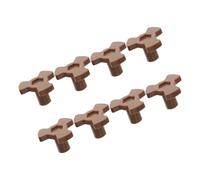 MAGICLULU 8 Pièces Plateau Tournant Micro-ondes Support De Guidage à Galet Coupleur Pour Plateau Tournant De Rechange Pour Four à Micro-ondes Plastique