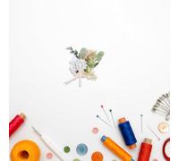 MAGICLULU 80 Épingles Triangulaires en Plastique pour Broches Accessoires Couture Fixation Sécurisée pour Corsages et Vêtements Légères et Polyvalentes Mariages et Fêtes