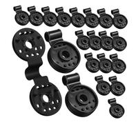 MAGICLULU 80 Pièces Clips de Fixation pour Filet Ombrage Pinces Plastiques Réutilisables Maintien Robuste pour Filet Jardin Terrasse et Installation Facile sans Outil