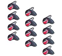 MAGICLULU 9 Pièces Housse de Club de Golf Putter, Protection PU | Surface Lisse, Chiffres et Lettres Visibles, Identification Rapide des Clubs, Usage Extérieur, Practice Range