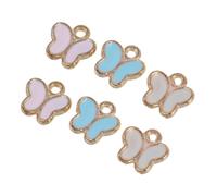 MAGICLULU 90 Pièces Breloque Petite Chrysalide Alliage Émaillé Pendentif Soi-même Accessoires pour Création de Bijoux Couleur Aléatoire