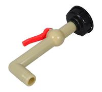 MAGICLULU 90degré Vanne pour Conteneur IBC Adaptateur Fileté Raccord Rapide pour Eau De Pluie Connecteur De Tuyau Arrosage Extérieur Angle Droit pour Système De Jardin