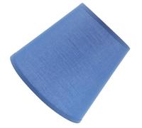 MAGICLULU Abat-jour Tambour Cylindrique en Lin Bleu Clair, Accessoire pour Luminaire E27, Abat-jour Décoratif en Tissu Naturel Suspendre, Applique Murale et Lampe de Salon