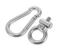 MAGICLULU Accessoire Crochet Auvent Camping Acier Inoxydable Support Robuste Et Léger pour Caravane Camping-Car Tentes Et Bateaux Clip De Rail avec Protection Extrémité pour Auvents Extérieu