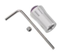 MAGICLULU Accessoire de Diapason Amélioration Beauté et Fréquence en Alliage D'aluminium avec Cristal Pourpre, Fourche de Contemplation 12mm Yoga et Spa