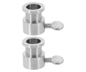 MAGICLULU Accessoire pour Rôtisserie en Acier Inoxydable Argenté 2pcs, Léger et Profil Compact, Fixateur de Tige D'équilibre pour Barbecue, pour Réunions la Maison