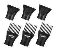 MAGICLULU Accessoire Sèche-Cheveux Embout Concentrateur 6 Pièces en Nylon Résistant pour Coiffage Professionnel et Domestique, Maximisant Volume et Éliminant Frisottis, Léger et Portable