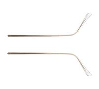 MAGICLULU Accessoires de Réparation de Lunettes 2pcs Bras de Rechange en Alliage Or Design Profilé et Silicone Antidérapant pour Lunettes