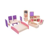 MAGICLULU Accessoires DIY Garçon Fille avec Chaises Tables et Lits pour Jeu de Simulation