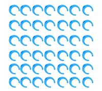 MAGICLULU Accessoires pour Système de Filtration D'eau Ro Clips de Verrouillage Bleu 1/4 en Plastique, Connexion Rapide et Prévention des Fuites, Lot de 100 Pièces