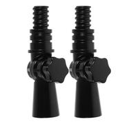 MAGICLULU Adaptateur D'angle Rotatif pour Tête de Balai 2pcs Joint Pivotant en Abs Robuste pour Perche Extensible, pour Tâches de Nettoyage Ergonomiques