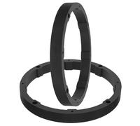 MAGICLULU Adaptateur d'entretoise pour Haut-Parleur de portière de Voiture 6,5 Pouces, Remplacement de l'adaptateur de Haut-Parleur, 2 pièces, PVC Noir, système Audio de Voiture