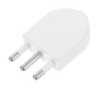 MAGICLULU Adaptateur Secteur Italien en PC Blanc à 3 Broches Détachable Supporte Jusqu'à 16a, pour Appareils Haute Puissance à Domicile ou Bureau