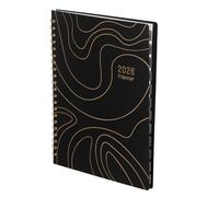 MAGICLULU Agenda Hebdomadaire 2026 A4 Double Spirale Planificateur Mensuel et Journalier Pages Larges, Organisation des Objectifs, Calendrier Scolaire Léger pour Bureau et Gestion du Temps
