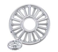 MAGICLULU Anneau de Support pour Wok en Fer Antidérapant 4pcs, Grille de Cuisson Métallique Argentée Compatible Cuisinière à Gaz, pour Restaurant et Café