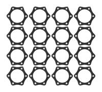 MAGICLULU Anneaux de Protection Hexagonaux en Caoutchouc Antichoc, Lot de 30 Pièces, Supports Anti-Roulement pour Microphone Manuel Adaptés aux Présentations et Concerts