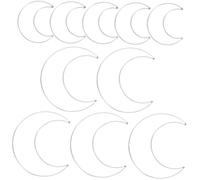 MAGICLULU Attrape-rêves Cercle en Fer de Lune 10 Pièces Métal Résistant DIY Décoration Murale Artisanale Présent Créatif
