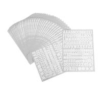 MAGICLULU Autocollants Lettres Thermocollantes Blanches pour Tissu 50 Pièces Autocollants Lavables pour Vêtements Repositionnables DIY Personnalisables pour T-Shirts et Mode Textile