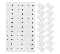 MAGICLULU Autocollants Temporaires pour Grains de Beauté Noirs 50 Pcs, Tatouages Éphémères pour Visage Femme, Maquillage Waterproof pour Front et Joues, Accessoire de Fête Naturel